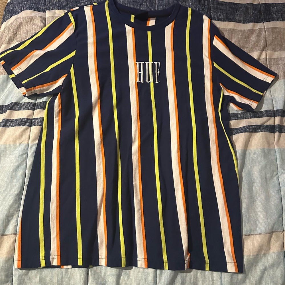 HUF Multicolor Striped Tee